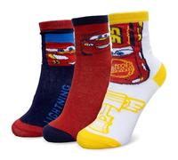Disney Calzini per bambino Cars Saetta set 3 paia di calze in cotone bimbo Tg.27/30 7115