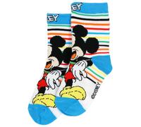 DISNEY Calzino 'Mickey Mouse Pluto' blu / rosso / nero / bianco Bambini DISNEY 31-34