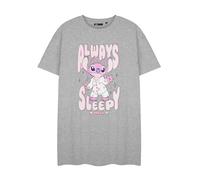 Disney Camicia da Notte a Maniche Corte Grigia da Donna Lilo & Stitch | Maglietta con Grafica Stitch Always Sleepy Angel | Abbigliamento Casual da casa