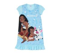Disney Camicia da notte Moana per ragazze, camicia da notte per ragazze, abbigliamento da notte per ragazze, regalo ufficiale per ragazze, Blu, 5-6 Years