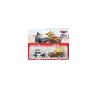 Disney Cars 2023 1:55 Scala Diecast 2 Pack on the Road (Jeremy e Chieftess - Jefe)