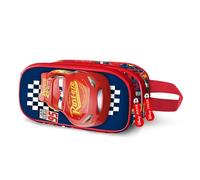 Disney Cars 3 Cups-3D astuccio doppio nero, 22 x 10 cm