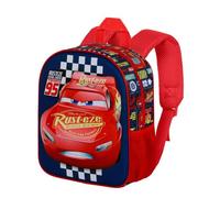 Disney Cars 3 Cups-Zainetto 3D Elite, Nero, 25 x 30 cm, Capacità 7 L
