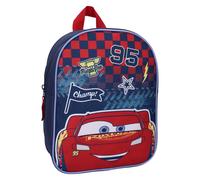 Disney Cars Backpack for Kids - Lightning McQueen School Bag with Front Zip Pock