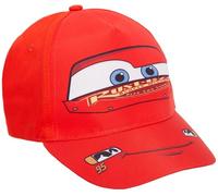 Disney Cars - Cappellino da baseball per bambini Saetta McQueen con visiera, regolabile, accessorio per vestire, Rosso, Taglia unica