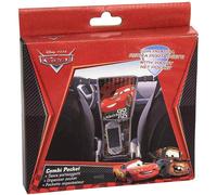 Disney Cars Combi Pocket con Tasca Portaoggetti Accessori Auto Bambini Nero