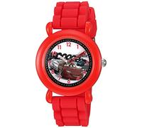 Disney 'Cars' da ragazzo, in silicone e plastica quarzo Orologio casual, colore: Rosso (Model: WDS000002)