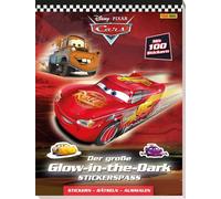 Disney Cars: Der große Glow-in-the-Dark-Stickerspaß: Stickern - Rätseln - Ausmalen: Activityblock mit 100 Glow-in-the-Dark-Stickern
