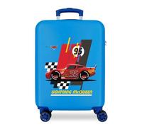 (TG. (34L) EU) Disney Cars Lightning Mcqueen Trolley cabina Azzurro 37x55x20 cms