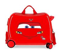 Disney Cars Lightning Mcqueen - Valigia per bambini, colore: rosso, 50 x 38 x 20 cm, rigida ABS, chiusura a combinazione laterale, 34 l, 3 kg, 4 ruote, bagaglio a mano