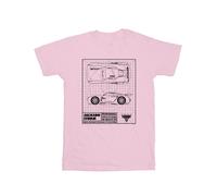 Disney Cars Maglietta Jackson Storm Planimetria Uomo (BI17487)