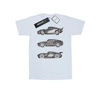 Disney Cars Maglietta Piloti di Testo Uomo (BI17591)