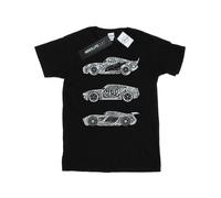 Disney Cars Maglietta Piloti di Testo Uomo (BI17591)