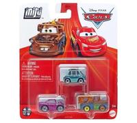 Disney Cars Mini Racers, confezione da 3 (Professor Z, Mater, Holley Shiftwell)