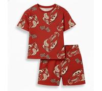 Disney Cars Ragazzi 2-Piece Corto Set - Fulmine Mcqueen T-Shirt & IN Abbinato