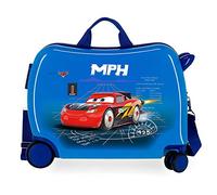 Disney Cars Rocket Racing, Valigia Per Bambini 2 Ruote Multidirezionali Ragazzo, Blu (Blue), 50x38x20 Centimeterss