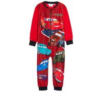 Disney Cars, tuta intera per bambini, in pile, con Saetta McQueen, pigiama, Multi, 4-5 Years