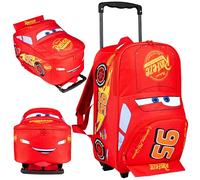 Disney Cars Valigia Bambino 2 Ruote Leggero Trolley Bambini da Viaggio Saetta McQueen Vacanza Accessori Viaggio 42 x 30 cm