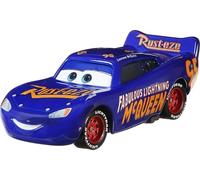 Mattel- Favoloso Saetta McQueen Disney Cars Giocattolo Veicolo per Bambini, Colore Blu, FGD57