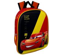 Disney Cars Zaino Asilo 3D Saetta McQueen, Zainetto Bambino 23 x 29 cm
