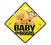Disney Cartello di Avvertimento Baby ON Board - Winnie The Pooh - 9625