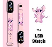 Disney Cartoon Stitch Orologi per bambini Bracciale moda per ragazze LED Orologio da donna Orologio elettronico digitale impermeabile per bambini