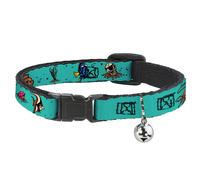 Disney Cat Collar, Breakaway Collar with Bell, Finding Nemo Fish and Under Sea T