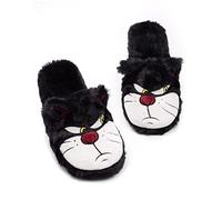 Disney Cenerentola Lucifer Pantofole Fluffy Cat Womens Ladies Black 41-42 EU