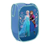 Disney Cestino pop-up con licenza ufficiale, design pieghevole, perfetto per organizzare la camera dei bambini, la stanza dei giochi (design Frozen Inspire) | 36 x 36 x 58 cm