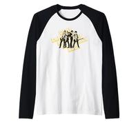Disney Channel Camp Rock Retro Band Maglia con Maniche Raglan