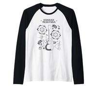 Disney Channel Hannah Montana Floral Guitar Maglia con Maniche Raglan