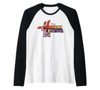 Disney Channel Hannah Montana Logo Maglia con Maniche Raglan