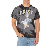 Disney Characters Daisy Duck Young Men's Short Sleeve Tee Shirt T, Nero/Carbone, M Uomo