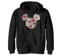 Disney Characters Tropical Mouse Boy's - Felpa con Cappuccio, in Pile, Taglia Piccola, Colore: Nero, Schwarz, S