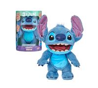 Disney Real FX Chatty Stitch Puppetronic, Lilo & Stitch, peluche interattivo con corsa a burattino, 100 + Mobile, dai 6 anni in su, famoso (RE001000)