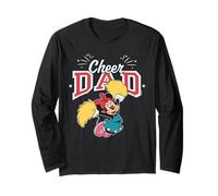 Disney Cheer Dad Cheerleading Team Competition Minnie Mouse Maglia a Manica