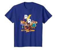 Disney Chip ‘N Dale Rescue Rangers Maglietta, Bambini, Blu Reale, 3 anni