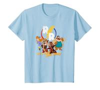 Disney Chip ‘N Dale Rescue Rangers Maglietta, Bambini, Celeste, 12 anni