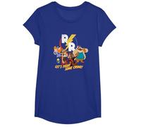 Disney Chip ‘N Dale Rescue Rangers Maglietta, Ragazze, Blu Reale, S