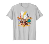 Disney Chip ‘N Dale Rescue Rangers Maglietta, Uomo, Argento, L