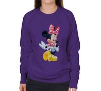 Disney Christmas Minnie Mouse Showing off Her Shoes Women's Sweatshirt