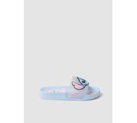 DISNEY, Ciabatte Azzurre Con Fascia Trasparente E Stampa Character, Bambina, Azzurro, Taglia: 29
