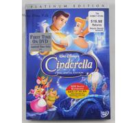 Disney Cinderella Platino Edizione DVD 2 Disco Speciale Buena Vista Sigillato