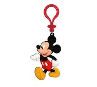 Portachiavi in PVC - Disney - Mickey (Walking) Soft Touch Nuovo 85919, Multicolore, 7.62 cm