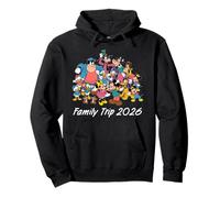 Disney Classic Characters Family Trip 2026 Matching Vacation Felpa con Cappuccio