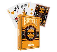 Disney Classic Pluto Mazzo Di Carte Da Poker Bicycle Poker Size Arancione
