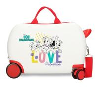 Disney Classici Valigia per bambini rigida Chiusura a combinazione Laterale 4 ruote Bagagli a Mano è realizzato in ABS, un materiale rigido e leggero. Joumma Bags., bianco, Taglia unica, Valigia per