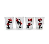 Disney Classico Minnie Mouse 2-Ounce Mini Shot Occhiali Set Di 4