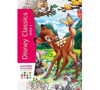 Disney Classics boek 2 - Kleuren op nummer voor volwassenen