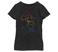 Disney Classics Mickey Mouse, Big Pride Ragazze Maglietta Girocollo Nero 152